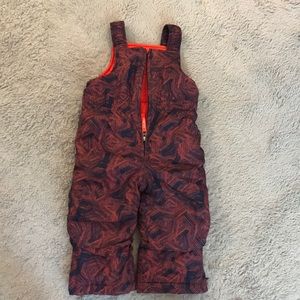 Toddler waterproof snow bib